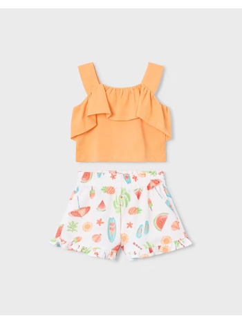 mayoral σετ σορτς 03230-076 lightorange