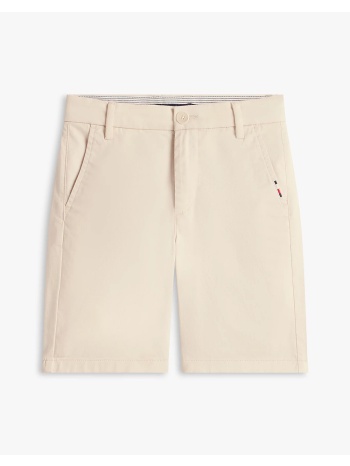 tommy hilfiger 1985 chino short kb0kb09641-8y-16y-aci biege