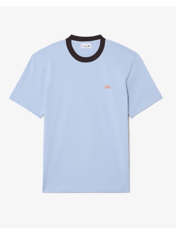 lacoste μπλουζα κμ tee-shirt ss 3th2323-hba lightblue
