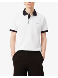 lacoste μπλουζα πολο κμ polo ss 3ph2017-1i9 offwhite