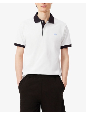 lacoste μπλουζα πολο κμ polo ss 3ph2017-1i9 offwhite