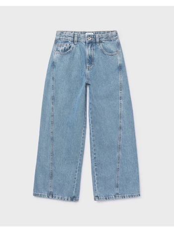 mayoral παντελονι μακρυ τζιν wide leg 06552-015 denimblue