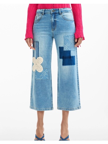 desigual denim_leto παντελονι γυναικειο 26swdd24-5053
