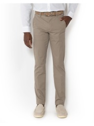the bostonians παντελονι chinos pique regular fit 3cn11788856-dark biege
