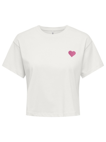 only onlbrianna s/s o-neck top box jrs 15371982-cloud