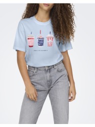 only onlburst s/s popcorn top box jrs 15343431-soft chambrayshakeittillyoumakeit lightblue