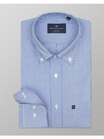 oxford company button down πουκαμισο m125-bz10.01-01 skyblue