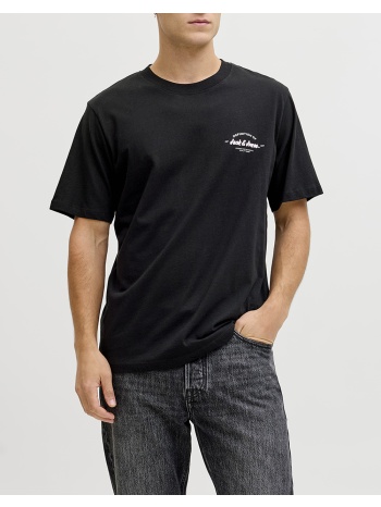jack&jones jjbrandon tee ss crew neck 12288113-blacksmall