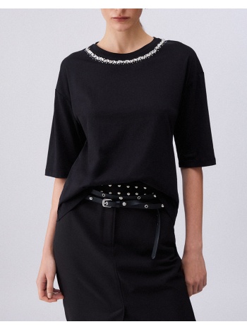 liu jo white_wa6j04_t-shirt moda m/c μπλουζα γυναικειο