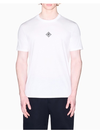 armani exchange t-shirt xm002454af10358-u0009 offwhite