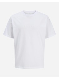jack&jones jorcatskills minimal tee crew neck ln 12290315-bright white white