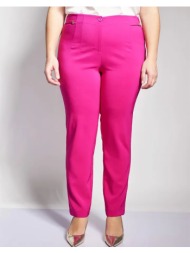 parabita κρεπ παντελόνι slim fit 012610200319-018 fuchsia