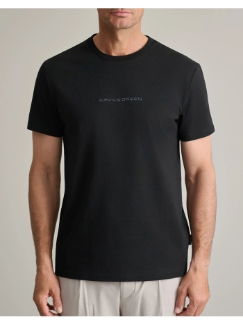 navy&green μπλουζα λαιμοκοψη 24mo.022/r-black black