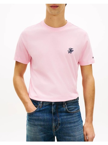 tommy hilfiger script monogram swimshop tee mw0mw43066-tol