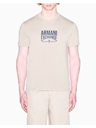 armani exchange t-shirt xm002452af10334-u1074 cream
