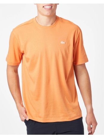lacoste μπλουζα κμ tee-shirt 3th7618-iy0 orange