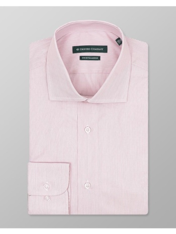 oxford company club πουκαμισο m324nrz20.02-02 lightpink