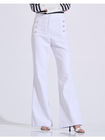 bill cost παντελονι 10-200188-0-λευκο white