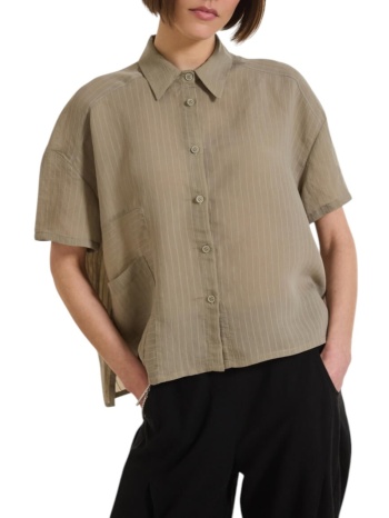 namaste πουκαμισο calista ss0426009-grey biege