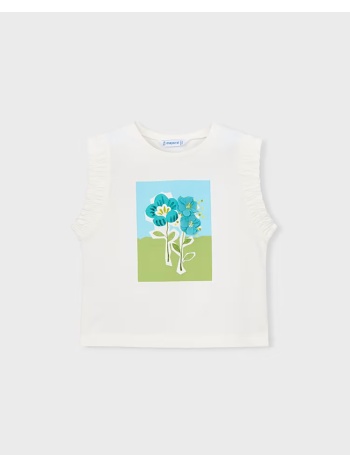 mayoral μπλουζα τιραντες 03023-039 ecru