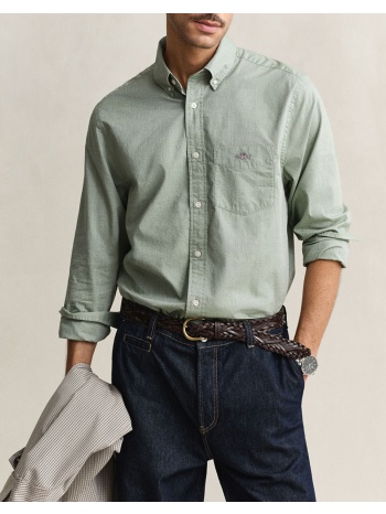 gant υποκαμισο μμ reg poplin shirt 3g3000100-354 mintgreen