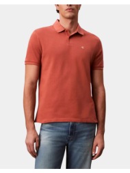 calvin klein jeans ss casual pique classic polo lv040em269-0kl firebrick