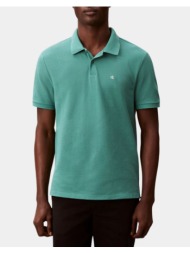 calvin klein jeans ss casual pique classic polo lv040em269-vfl petrol