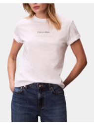 calvin klein jeans ss multi logo classic tee lv047c811g-yaf offwhite