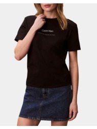calvin klein jeans ss multi logo classic tee lv047c811g-ub1 black