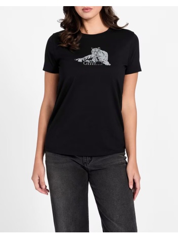 guess ss grrrr r5 tee μπλουζα γυναικειο w6ri48k49a1-jblk