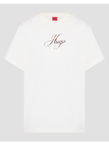 hugo vintage tee_23 10272987 01 50560566-102 offwhite