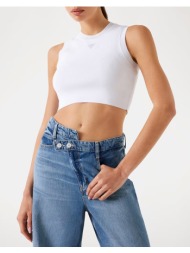 guess alexia tank top μπλουζα γυναικειο w4gz34z3f40-g011 white
