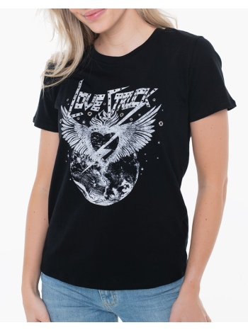 guess ss love struck easy tee μπλουζα γυναικειο