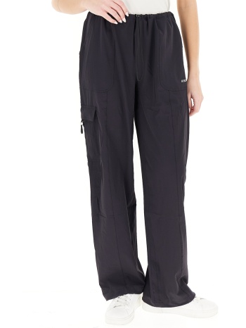 guess nat cargo pants παντελονι γυναικειο v6rb16wl232-jblk