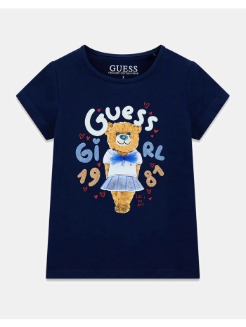 guess kids ss t-shirt μπλουζα παιδικο girl k6ri03k6yw4-g7hr