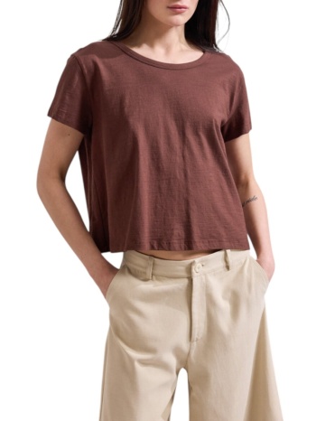 namaste μπλουζα lureya ss0726009-choco chocolate