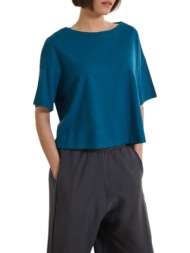 namaste μπλουζα elanai ss0726011-petrol petrol