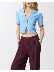 pinko lampo polo goffrato 106282a344-g44 skyblue