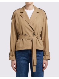 pinko tanya trench cotone fluido 106165a2er-d41 biege