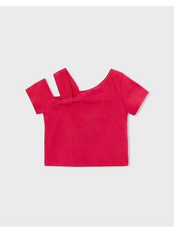 mayoral μπλουζα κοντομανικη ασυμμετρη 03017-092 red