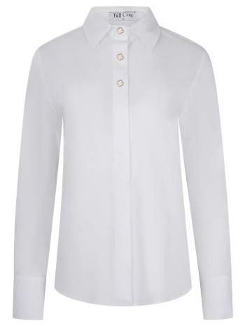 bill cost πουκαμισο 10-180348-0-λευκο white