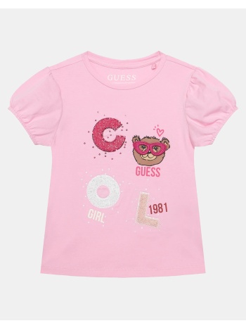guess kids ss t-shirt μπλουζα παιδικο girl k6ri05k6yw4-a61t