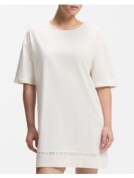 hugo mesh logo nighty 10277442 01 50561598-110 ecru