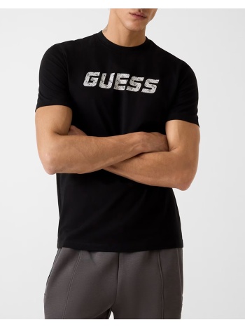 guess maska cn ss t-shirt μπλουζα ανδρικο z6ri15i3z14-jblk