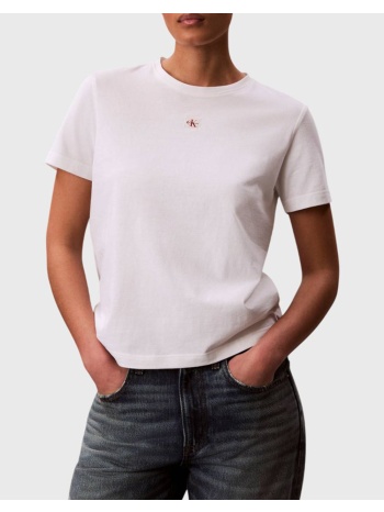 calvin klein jeans ss woven label classic fit tee