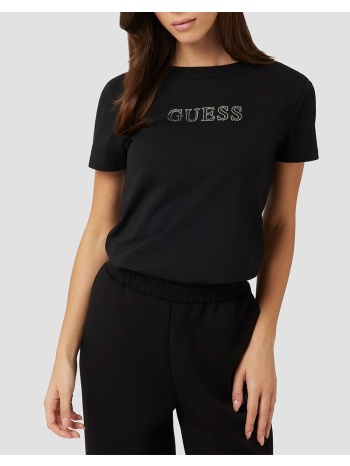 guess briana ss t-shirt μπλουζα γυναικειο v3bi11j1314-jblk