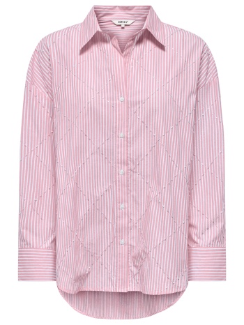 only onlzelena l/s reg pearl shirt wvn 15367599-romance