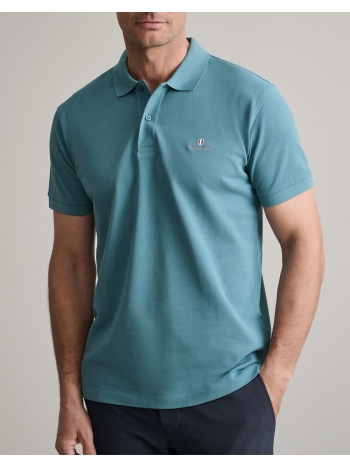 navy&green μπλουζακι πολο m/χρωμο, custom fit