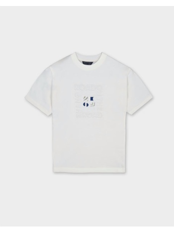 mayoral μπλουζα κοντομ αναγλυφη επισημ 06031-077 offwhite