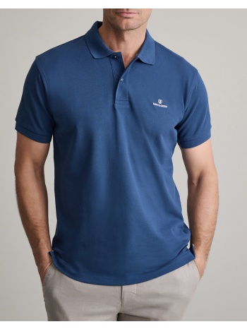 navy&green μπλουζακι πολο m/χρωμο, custom fit